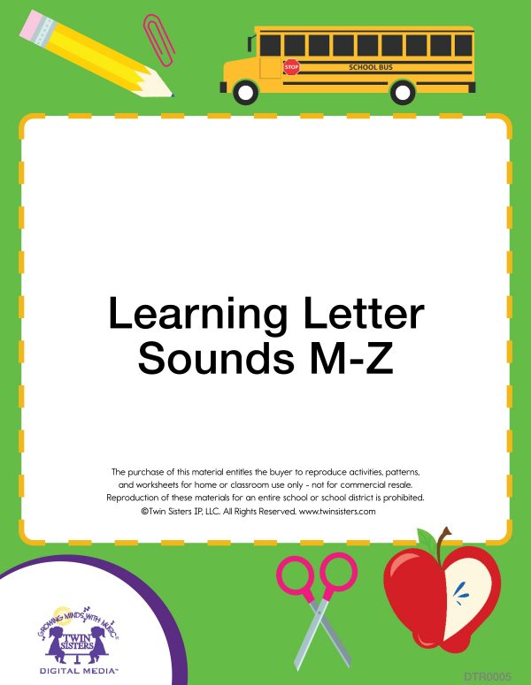 Image representing cover art for Learning Letter Sounds M-Z