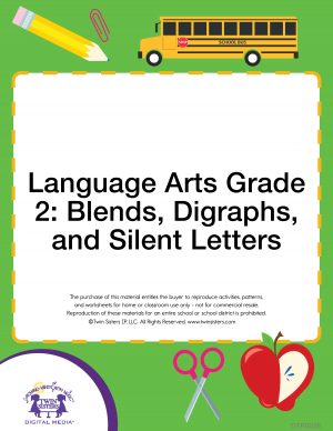 Image representing cover art for Language Arts Grade 2: Blends, Digraphs, and Silent Letters