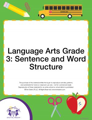 Image representing cover art for Language Arts Grade 3: Sentence and Word Structure