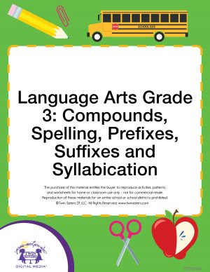 Image representing cover art for Language Arts Grade 3: Compounds, Spelling, Prefixes, Suffixes and Syllabication