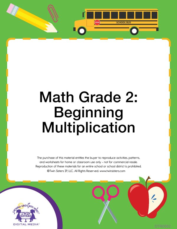 Image representing cover art for Math Grade 2: Beginning Multiplication