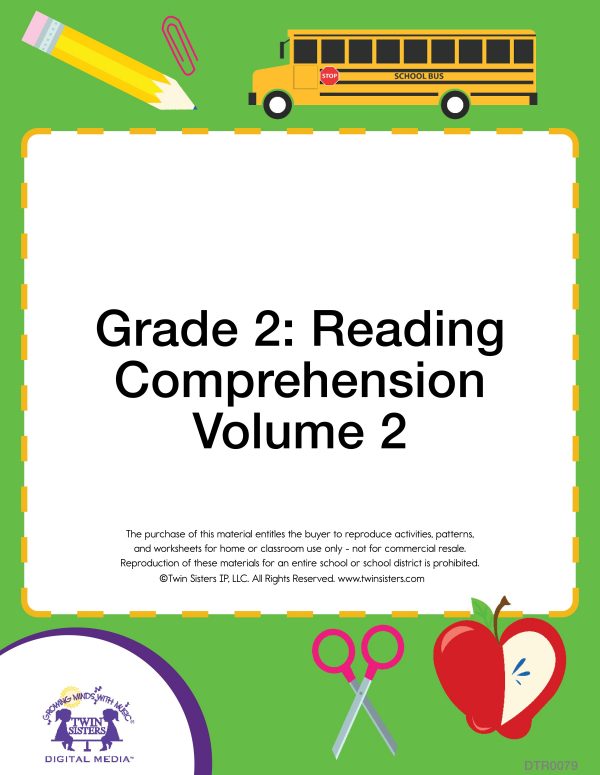 Image Representing Cover Art For Grade 2: Reading Comprehension Volume 2