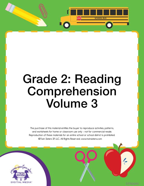 Image representing cover art for Grade 2: Reading Comprehension Volume 3