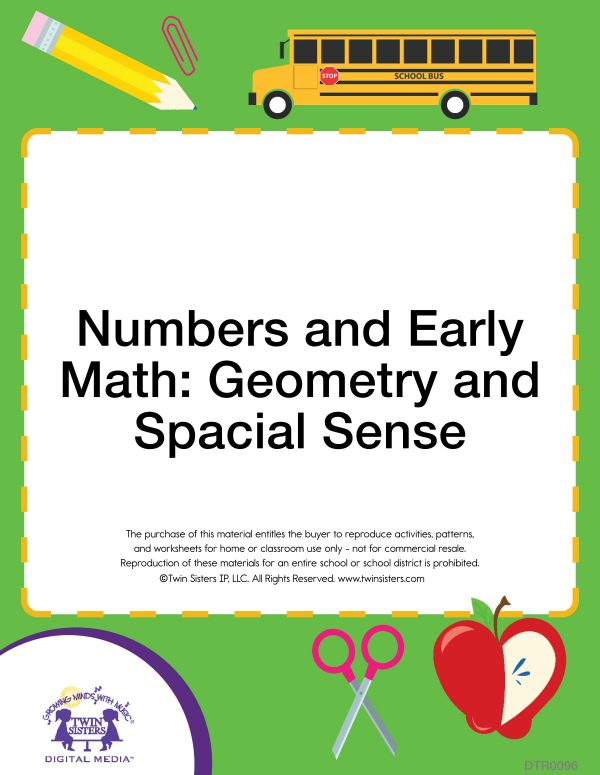 Image Representing Cover Art For Numbers And Early Math: Geometry And Spacial Sense