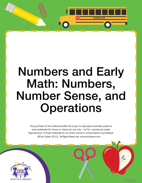 Image Representing Cover Art For Numbers And Early Math: Numbers, Number Sense, And Operations