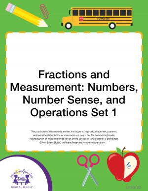 Image representing cover art for Fractions and Measurement: Numbers, Number Sense, and Operations Set 1