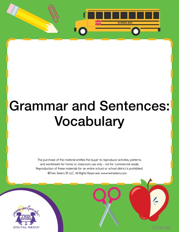 Image representing cover art for Grammar and Sentences: Vocabulary
