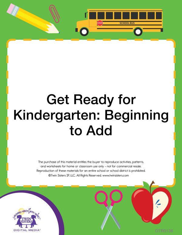 Image Representing Cover Art For Get Ready For Kindergarten: Beginning To Add