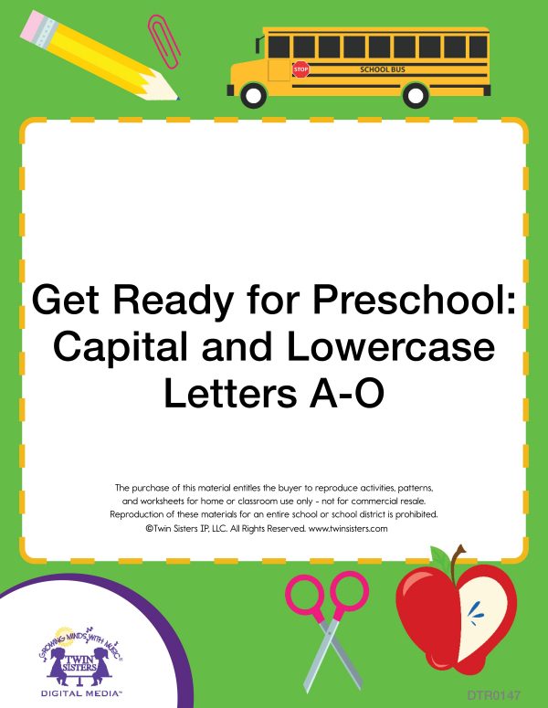 Image representing cover art for Get Ready for Preschool: Capital and Lowercase Letters A-O