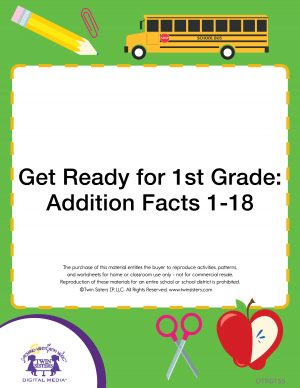 Image representing cover art for Get Ready for 1st Grade: Addition Facts 1-18