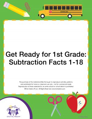 Image representing cover art for Get Ready for 1st Grade: Subtraction Facts 1-18