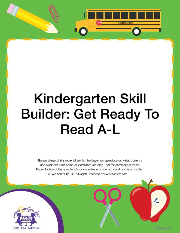 Image representing cover art for Kindergarten Skill Builder: Get Ready To Read A-L