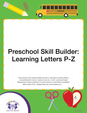 Image representing cover art for Preschool Skill Builder: Learning Letters P-Z