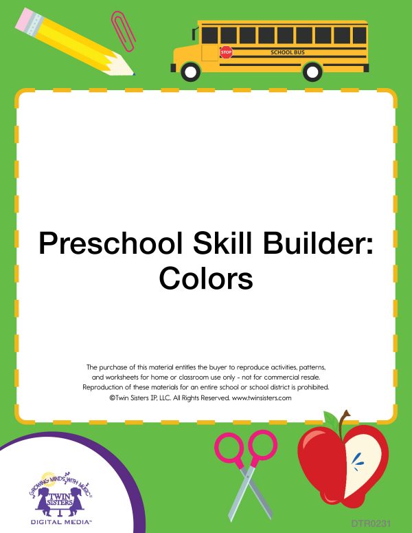 Image Representing Cover Art For Preschool Skill Builder: Colors