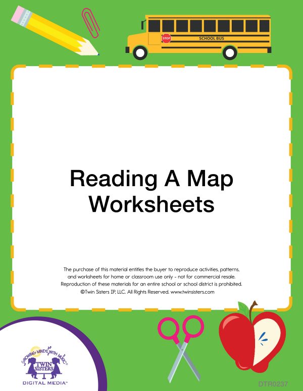 Image Representing Cover Art For Reading A Map Worksheets