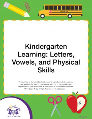 Image representing cover art for Kindergarten Learning: Letters, Vowels, and Physical Skills