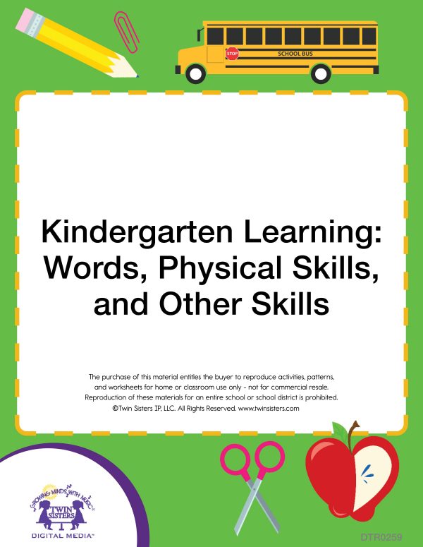 Image representing cover art for Kindergarten Learning: Words, Physical Skills, and Other Skills