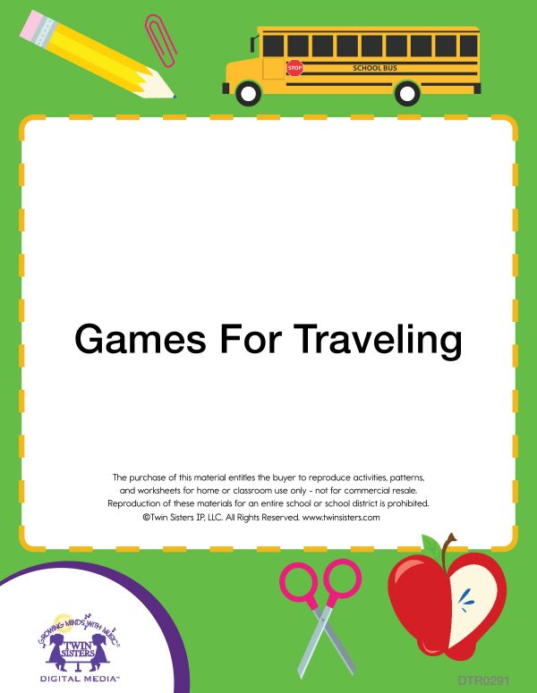 Image representing cover art for Games For Traveling