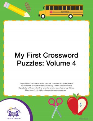 Image representing cover art for My First Crossword Puzzles: Volume 4