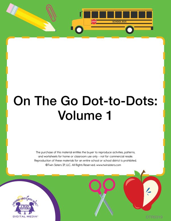 Image Representing Cover Art For On The Go Dot-To-Dots: Volume 1