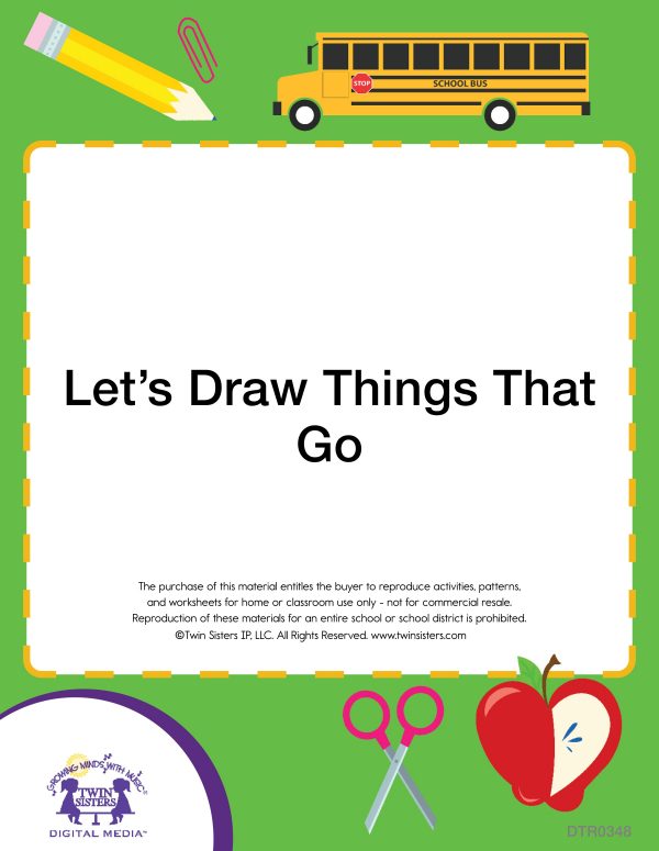 Image Representing Cover Art For Let'S Draw Things That Go