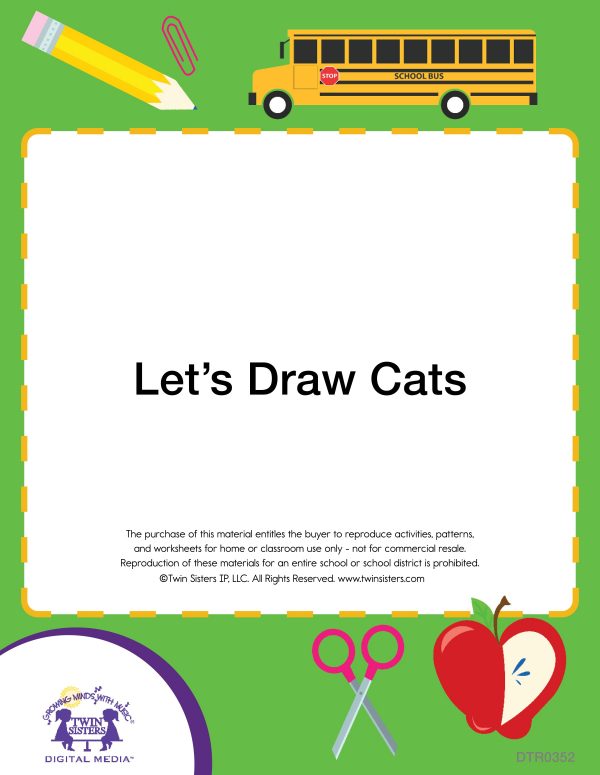 Image representing cover art for Let's Draw Cats