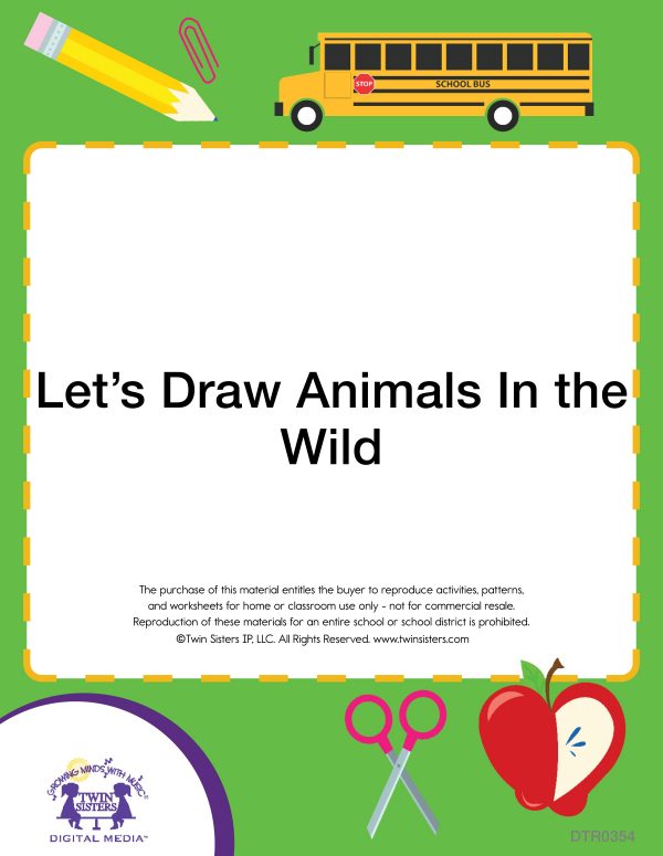 Image Representing Cover Art For Let'S Draw Animals In The Wild