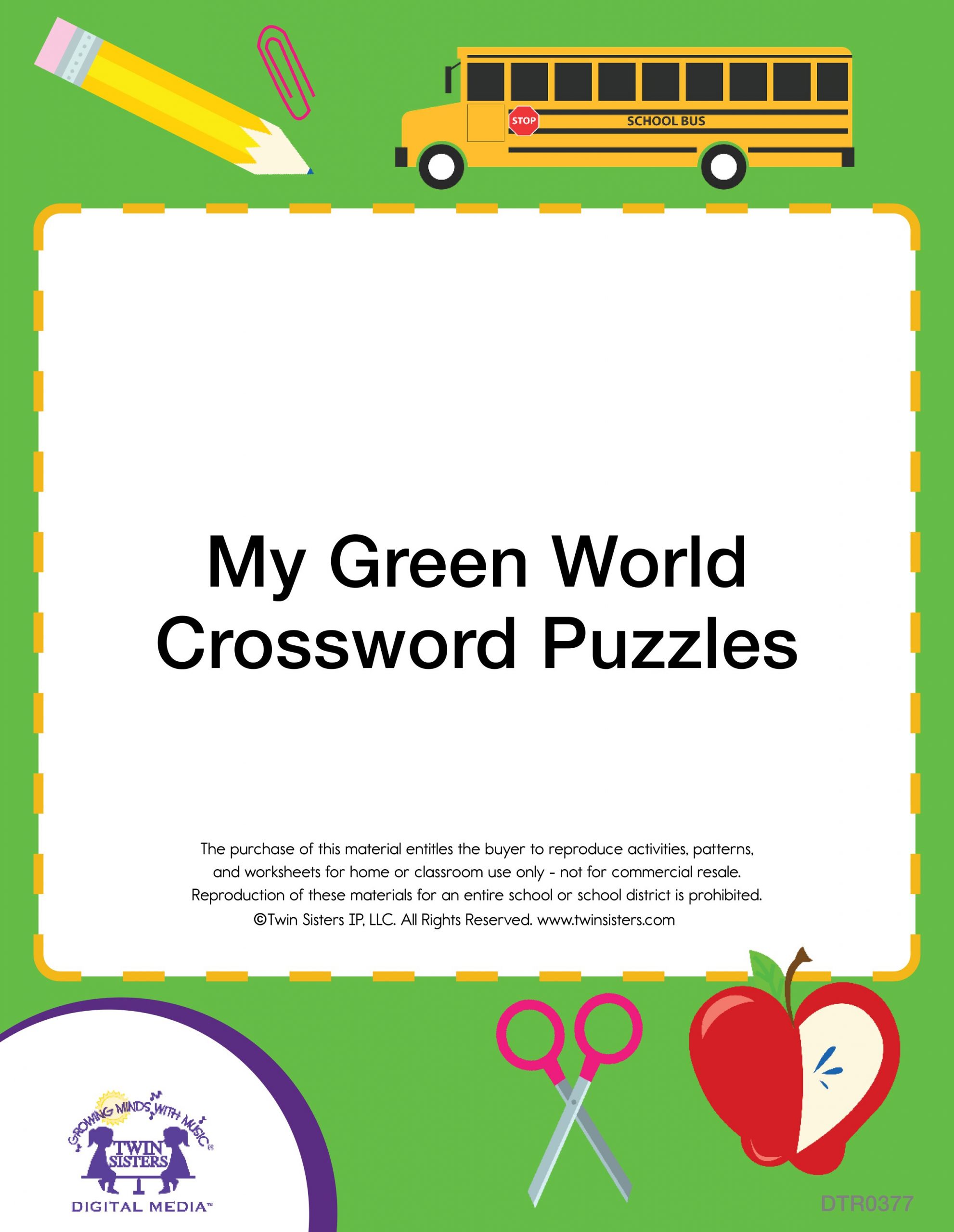 My Green World Crossword Puzzles Twin Sisters