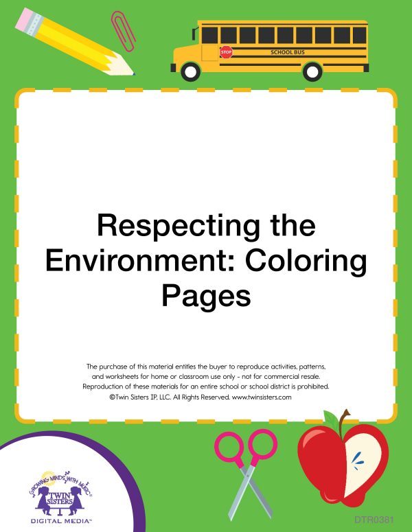 Image representing cover art for Respecting the Environment: Coloring Pages