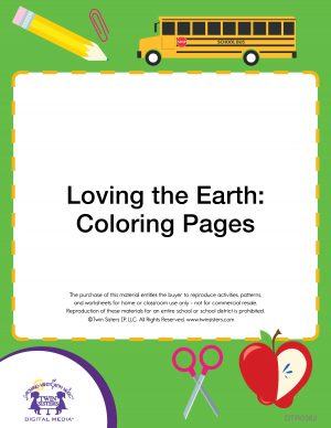 Image representing cover art for Loving the Earth: Coloring Pages