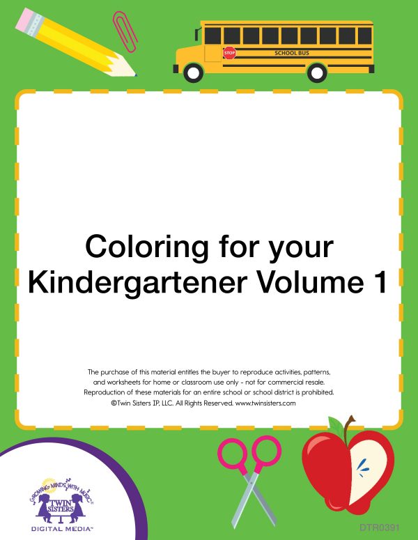 Image representing cover art for Coloring for your Kindergartener Volume 1