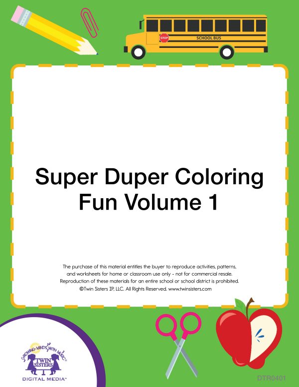 Image representing cover art for Super Duper Coloring Fun Volume 1