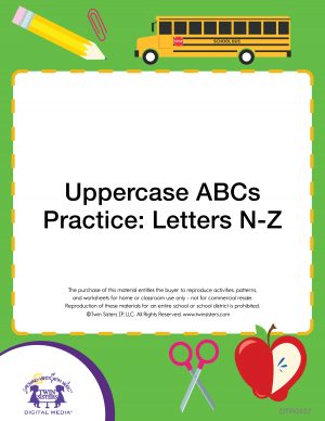 Image representing cover art for Uppercase ABCs Practice: Letters N-Z