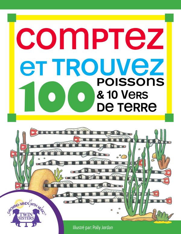 Image Representing Cover Art For Count &Amp; Find 100 Fish And 10 Worms_French