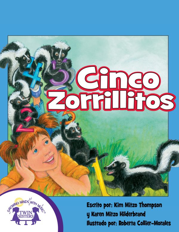 Image Representing Cover Art For Five Little Skunks_Spanish