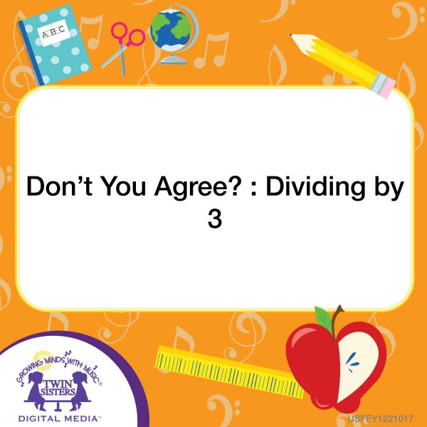 Image Representing Cover Art For Don'T You Agree? : Dividing By 3