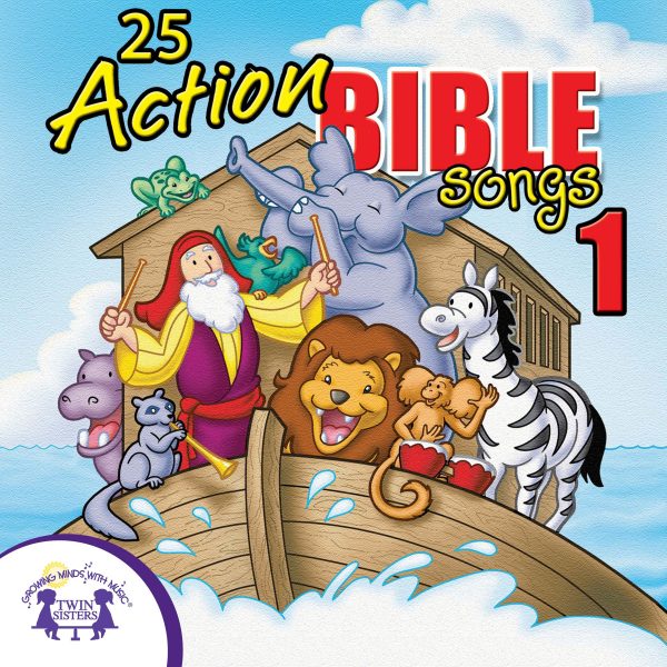 Image Representing Cover Art For 25 Action Bible Songs 1