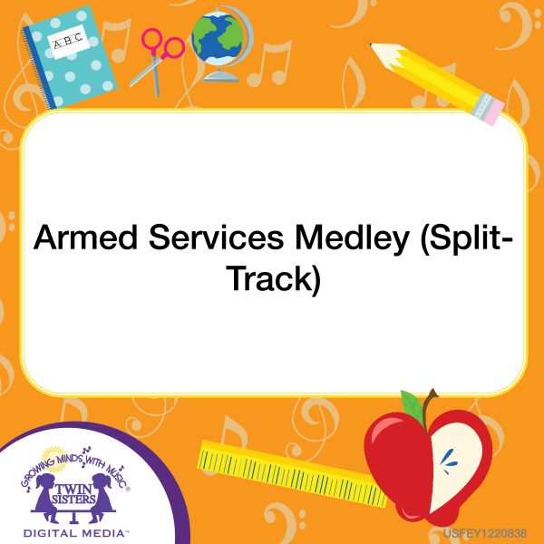 Image Representing Cover Art For Armed Services Medley (Split-Track)