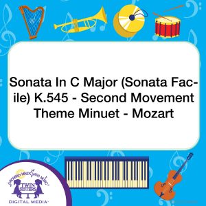 Image representing cover art for Sonata In C Major (Sonata Facile) K.545 - Second Movement Theme Minuet - Mozart_Instrumental