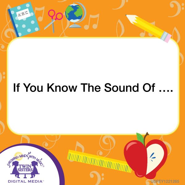 Image Representing Cover Art For If You Know The Sound Of …. [Instrumental]_Instrumental