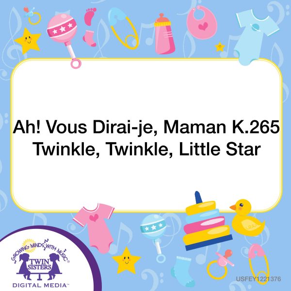 Image Representing Cover Art For Ah! Vous Dirai-Je, Maman K.265 Twinkle, Twinkle, Little Star_Instrumental