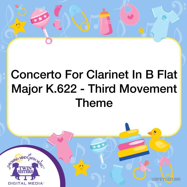 Image Representing Cover Art For Concerto For Clarinet In B Flat Major K.622 - Third Movement Theme_Instrumental