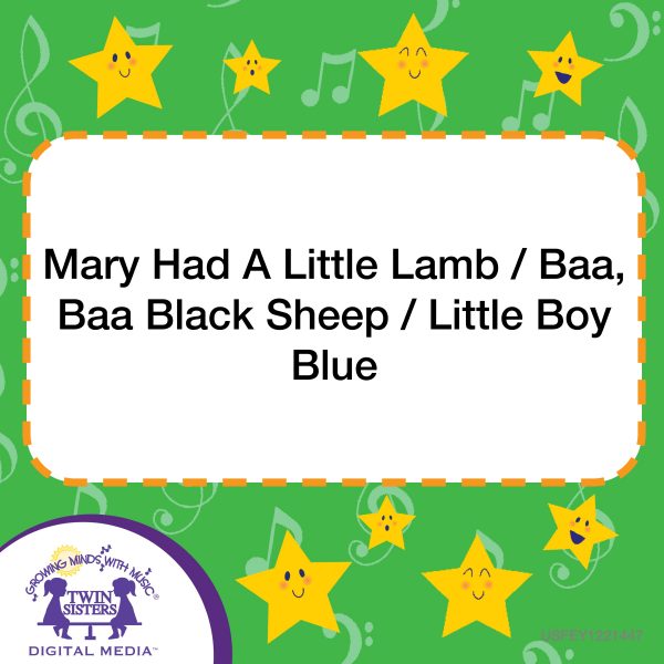 Image Representing Cover Art For Mary Had A Little Lamb / Baa, Baa Black Sheep / Little Boy Blue