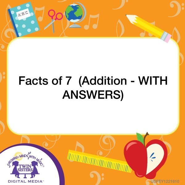 Image Representing Cover Art For Facts Of 7 (Addition - With Answers)