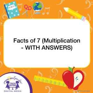 Image representing cover art for Facts of 7 (Multiplication - WITH ANSWERS)