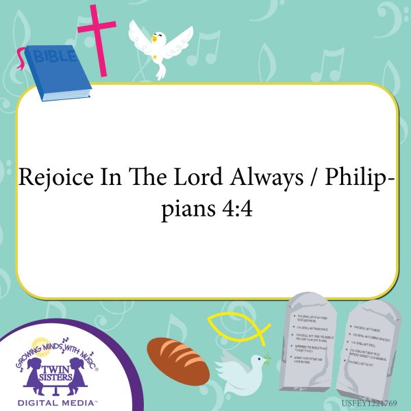 Image Representing Cover Art For Rejoice In The Lord Always / Philippians 4:4