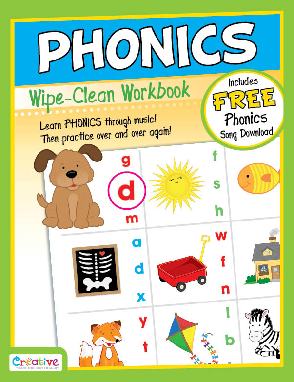 WC1235_image Cover art image for Phonics Wipe-Clean