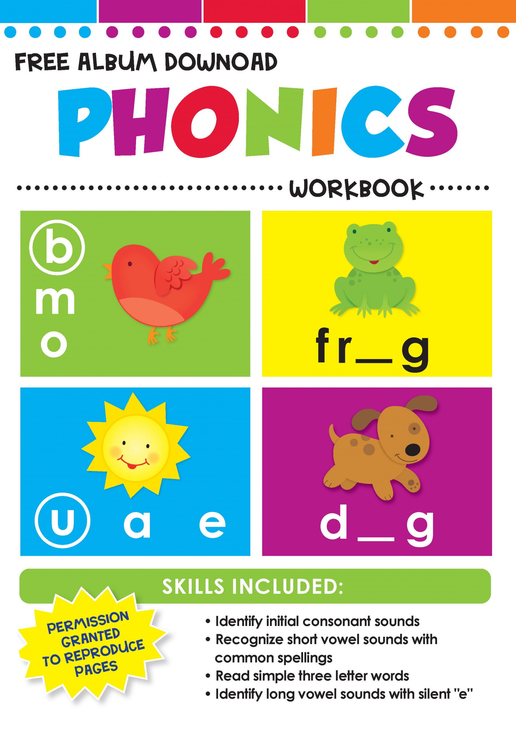 Cover art image for Phonics Workbook