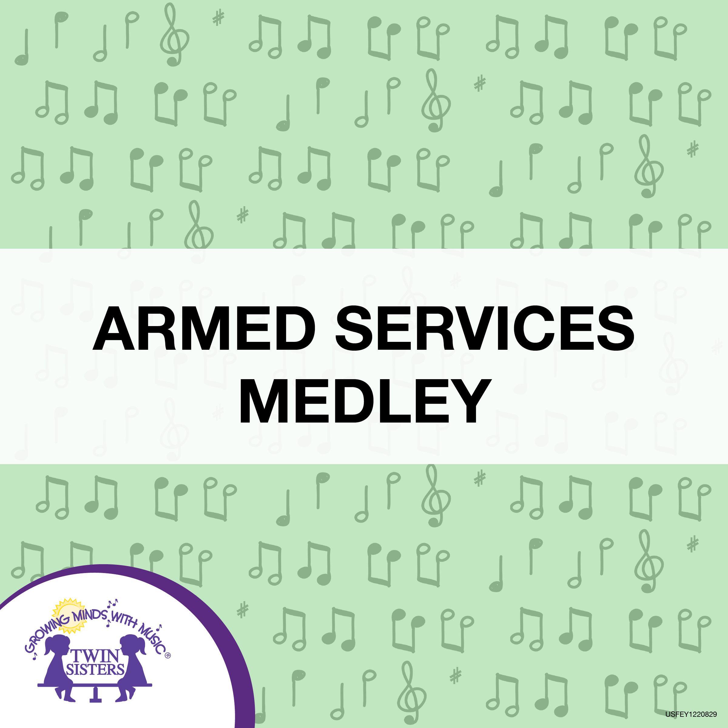 Cover art image for Armed Services Medley Song