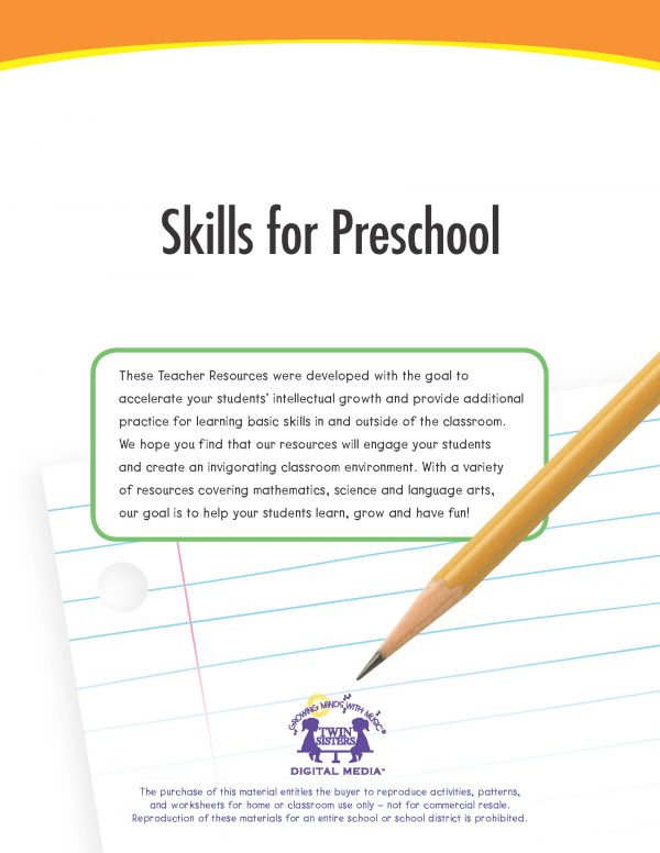 Image Representing Cover Art For Skills For Preschool